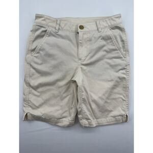 L.L Bean Women’s Beige Bermuda Comfort Fit Shorts Size 4 reg